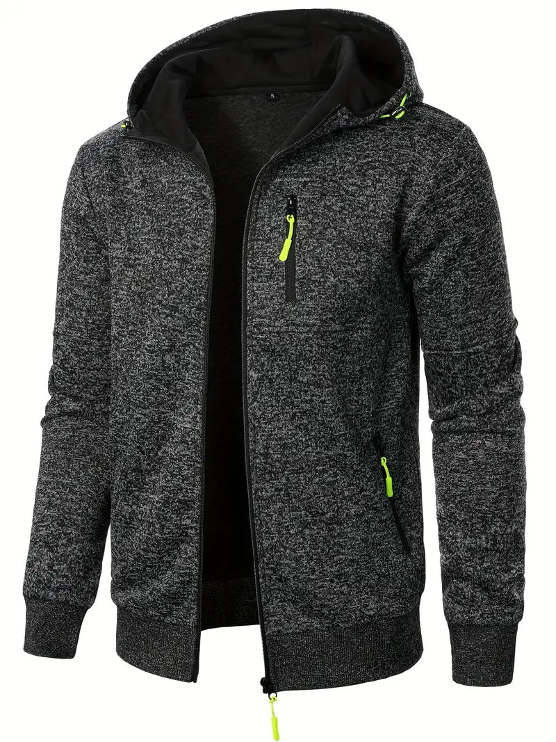 Max™ | Men's Casual Plush Knit Hoodie