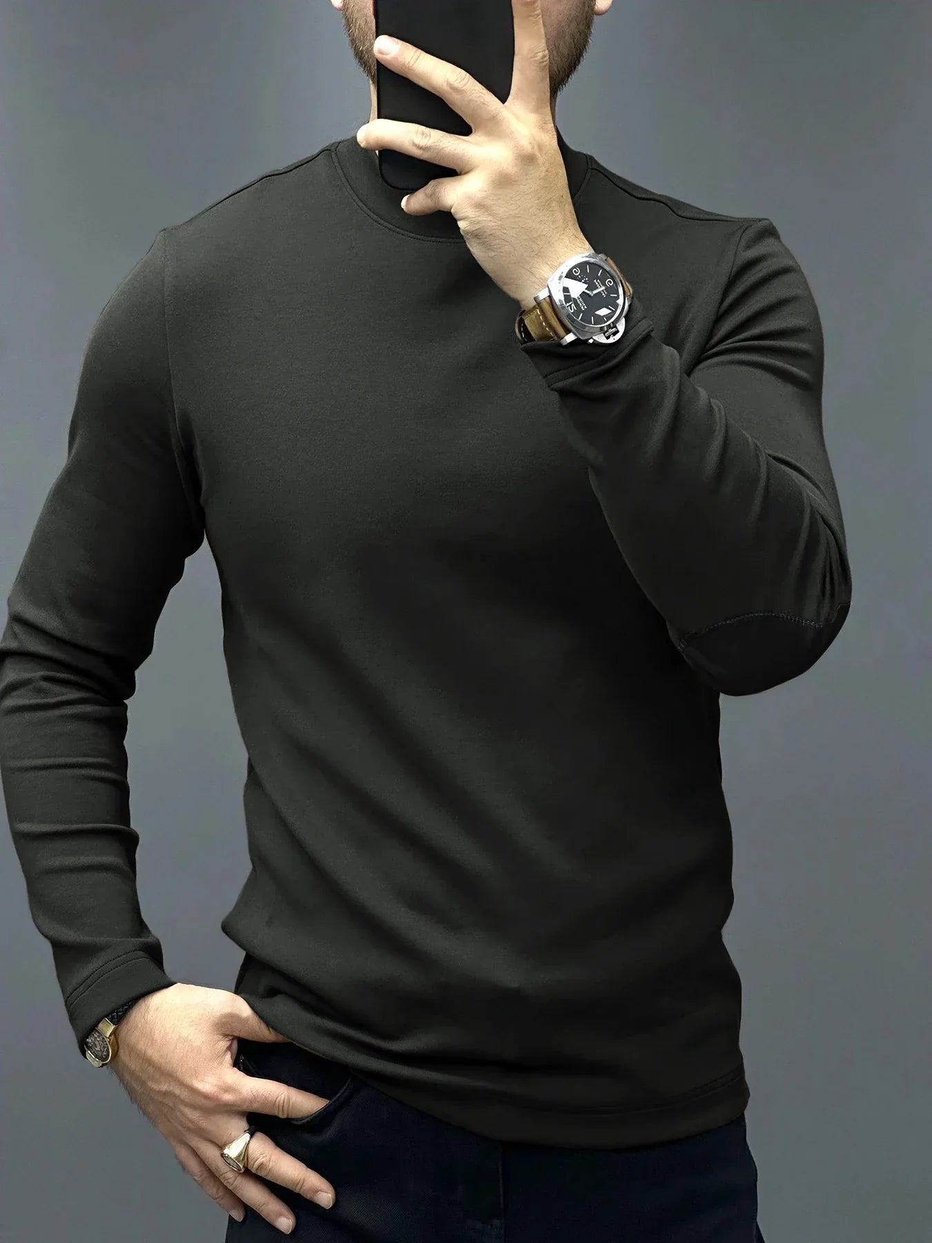 James™ - Slim-Fit Long-Sleeve Sweater