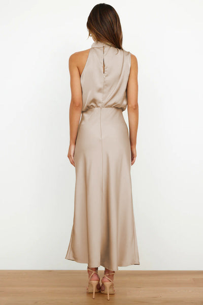 Carlina | Long Satin Dress