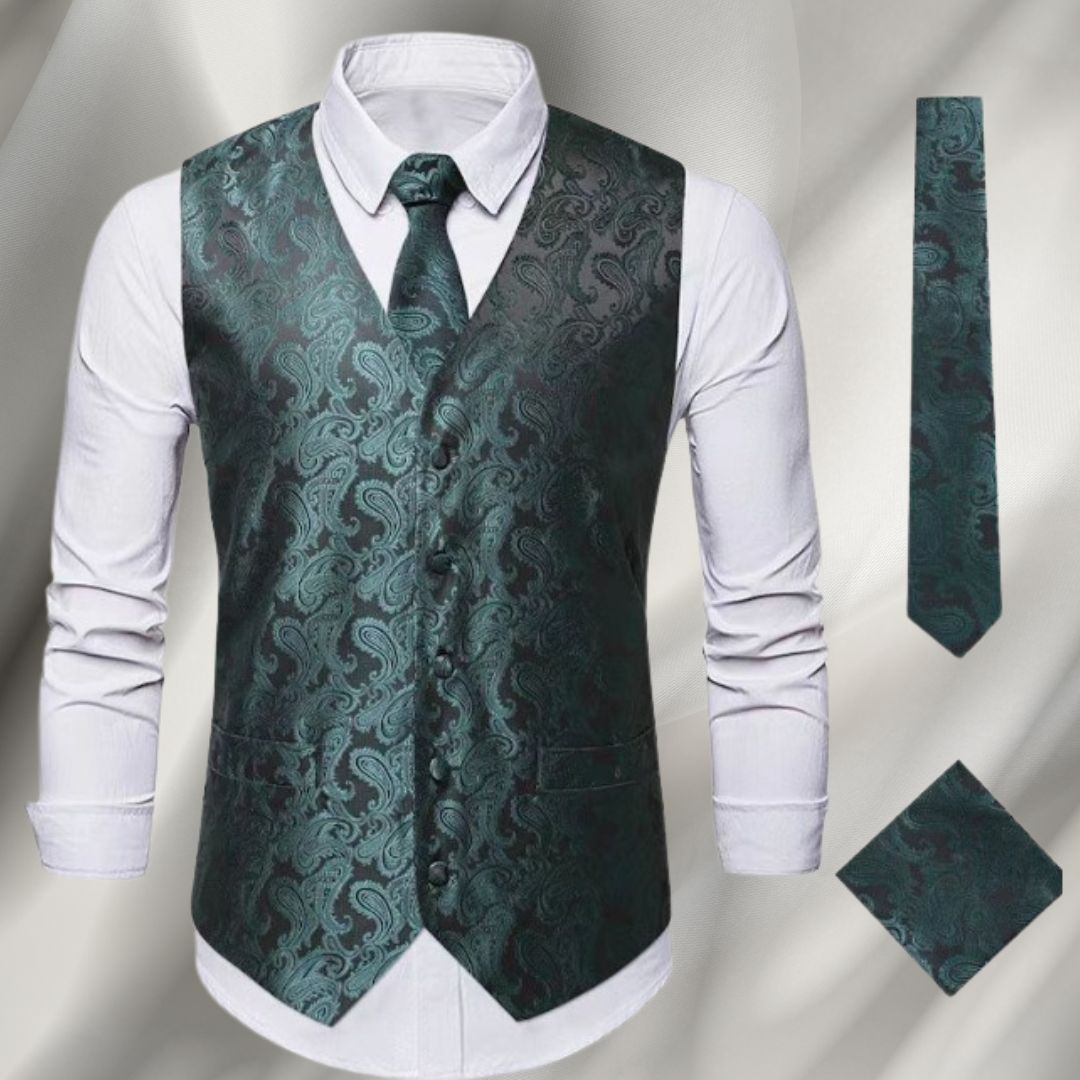 Axel™ | Vintage Vest - Stylish holidays ( Free tie + Cufflinks )