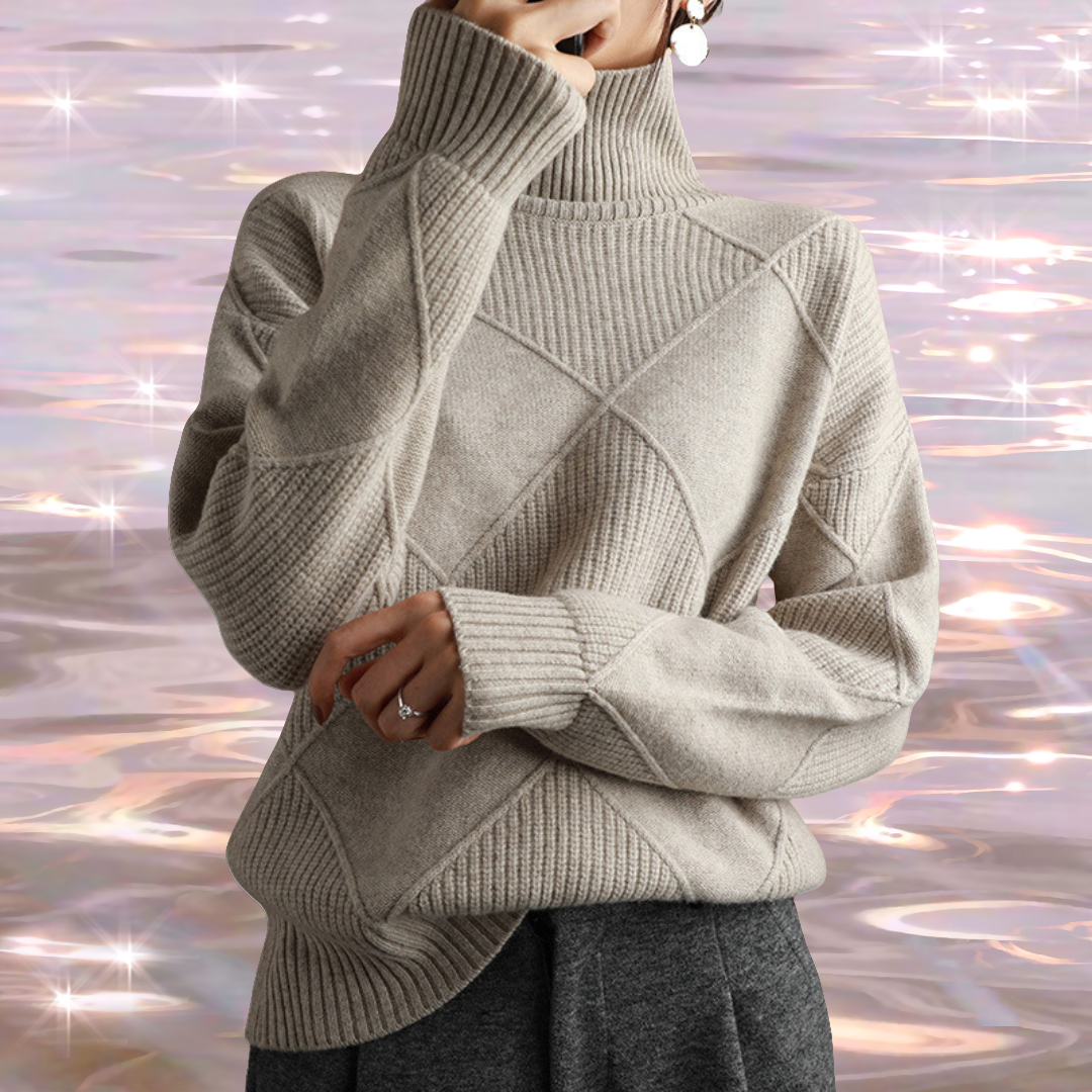 Skylar™ | Soft Cashmere Turtleneck Sweater