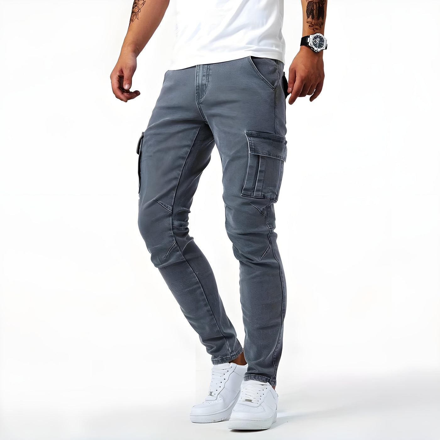 Pelli™ Stretch Cargo Jeans