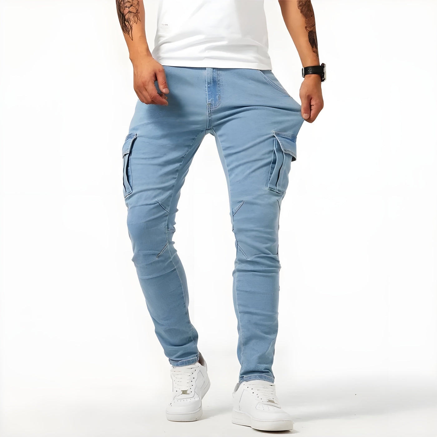 Pelli™ Stretch Cargo Jeans