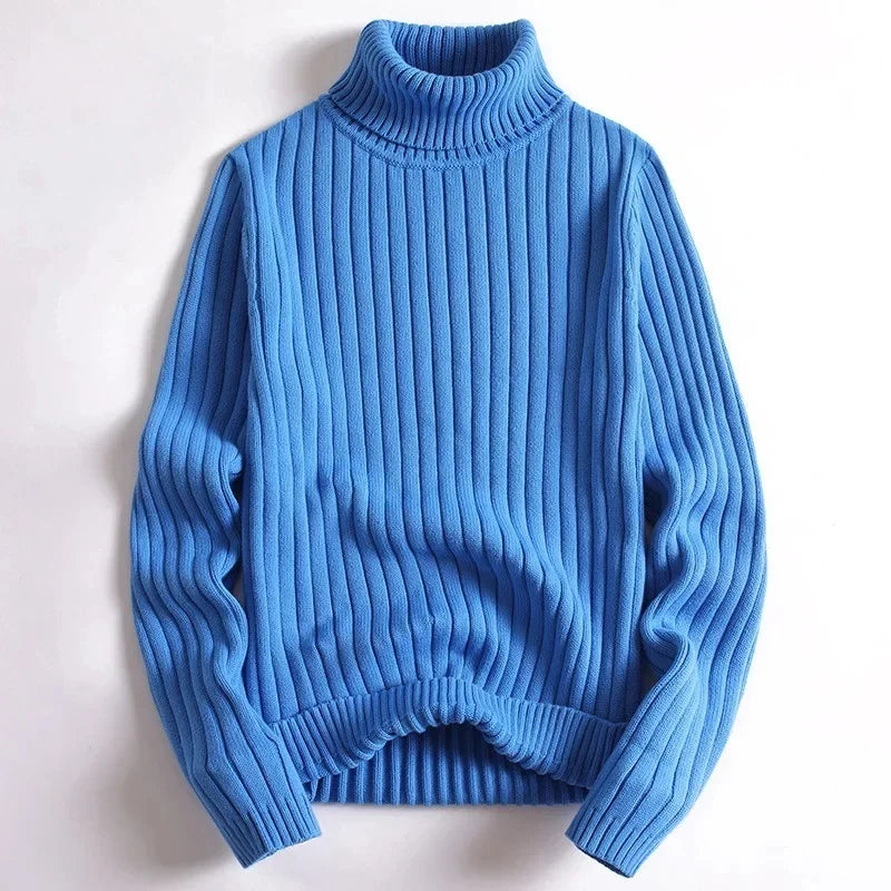 Erik™ - Ribbed Knit Turtleneck