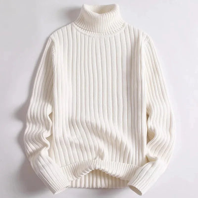 Erik™ - Ribbed Knit Turtleneck