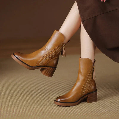 Emma™ | Premium Leather Ankle Boots