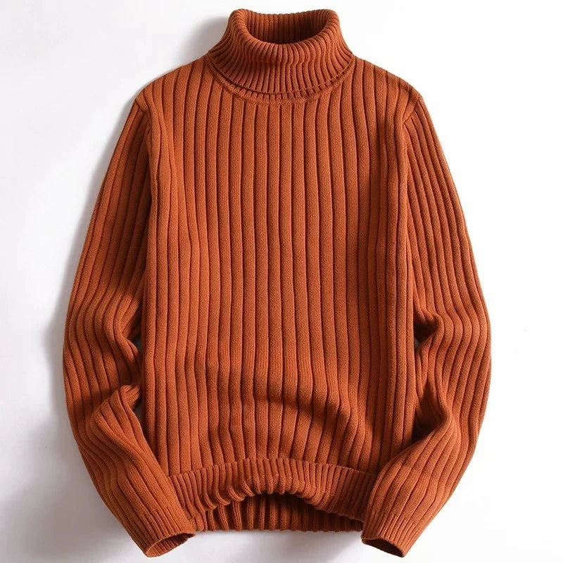 Erik™ - Ribbed Knit Turtleneck