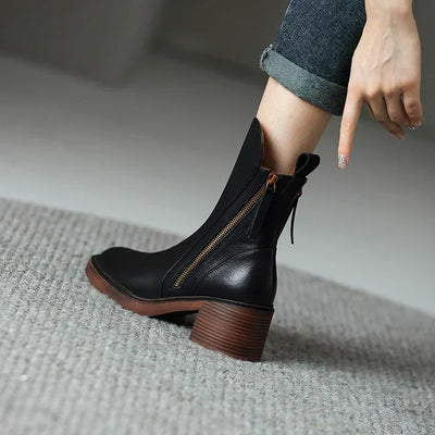 Emma™ | Premium Leather Ankle Boots