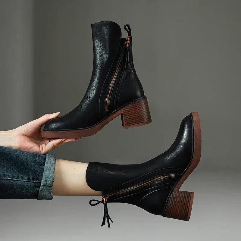 Emma™ | Premium Leather Ankle Boots