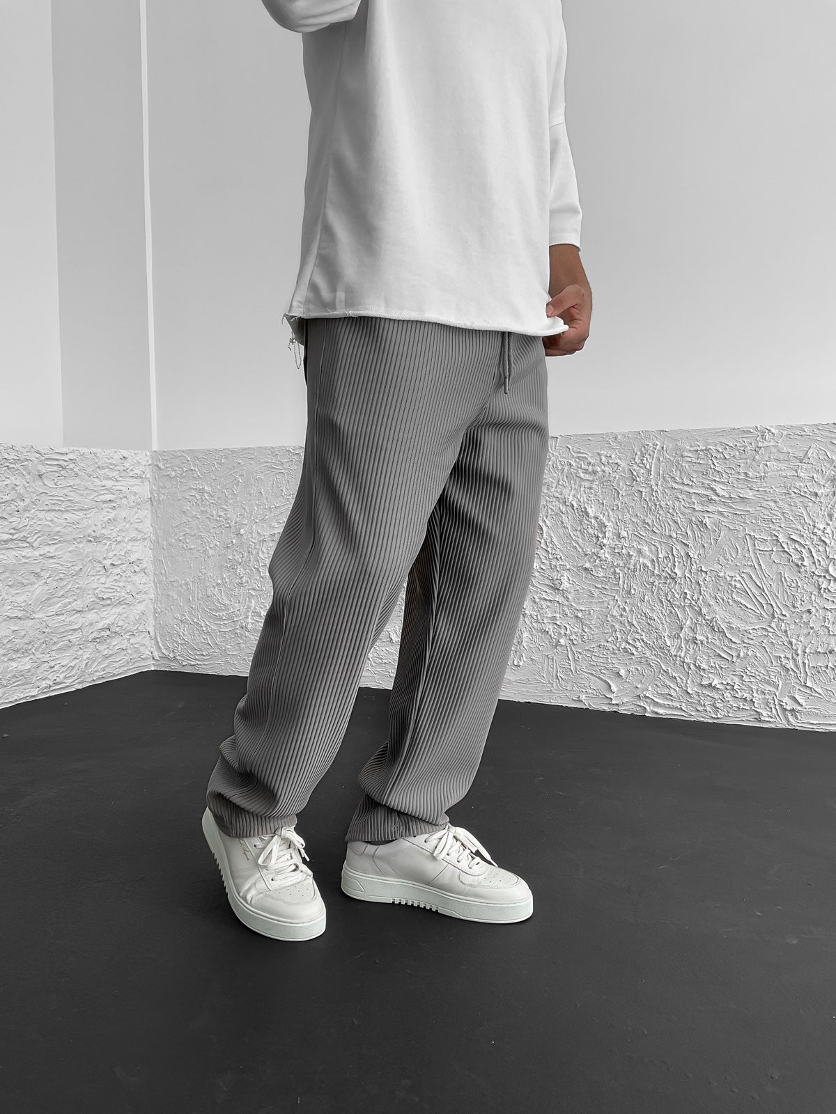 Manuel™ - Ribbed Spandex Trousers