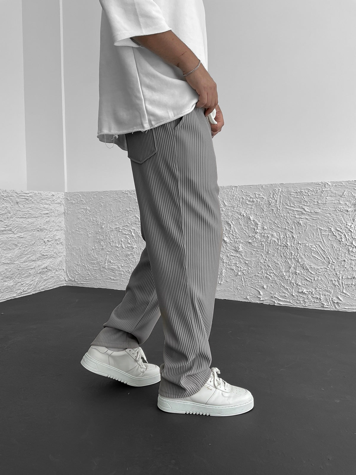 Francois™ - Ribbed Spandex Pants