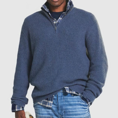 Finn™ | Knitted Sweater with Zipper