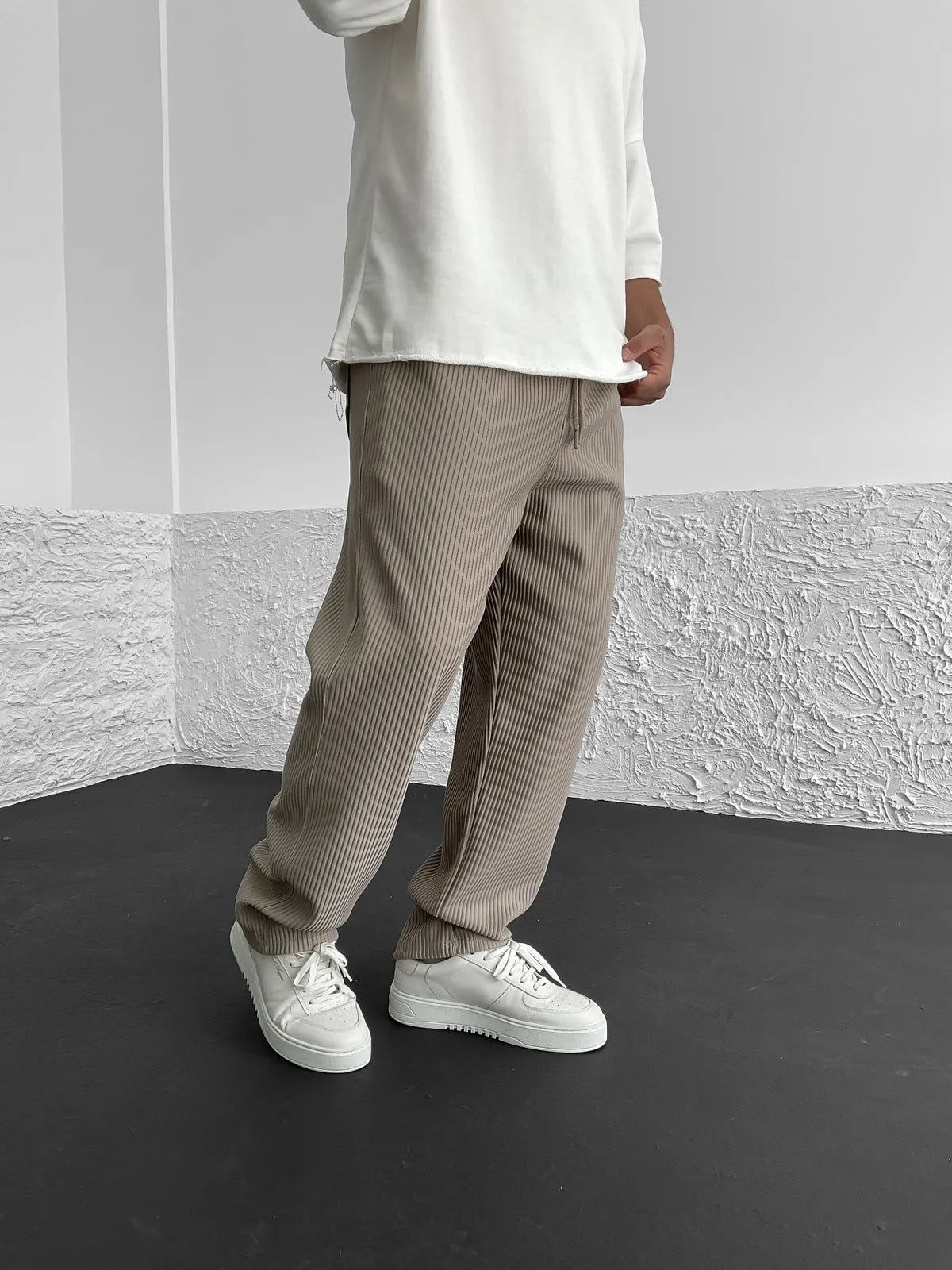 Manuel™ - Ribbed Spandex Trousers