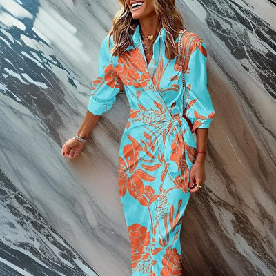 Amira™ | Printed Wrap Dress